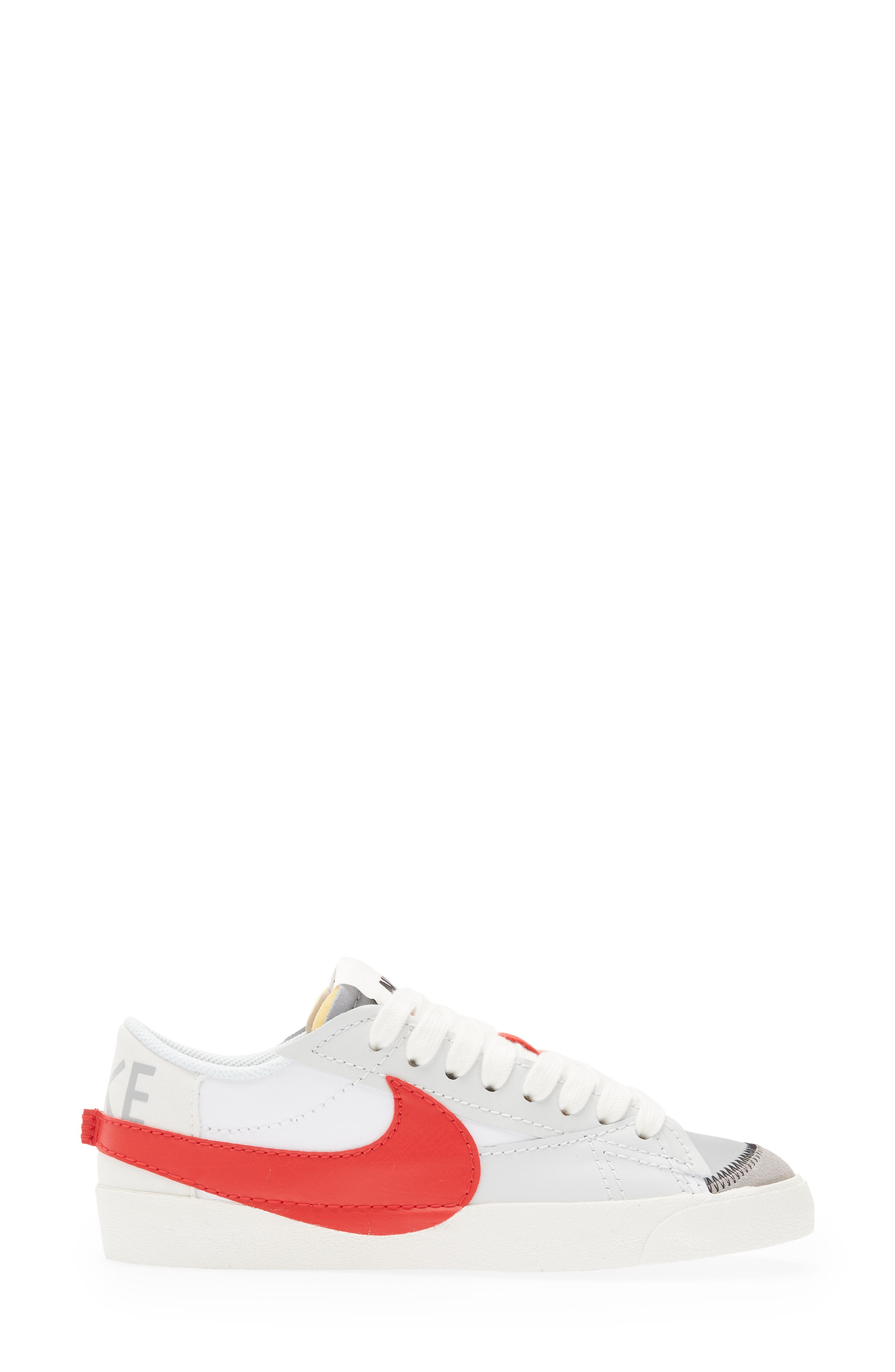 Blazer Low '77 Jumbo Sneaker, Alternate, color, WHITE/ UNIVERSITY RED/ DUST