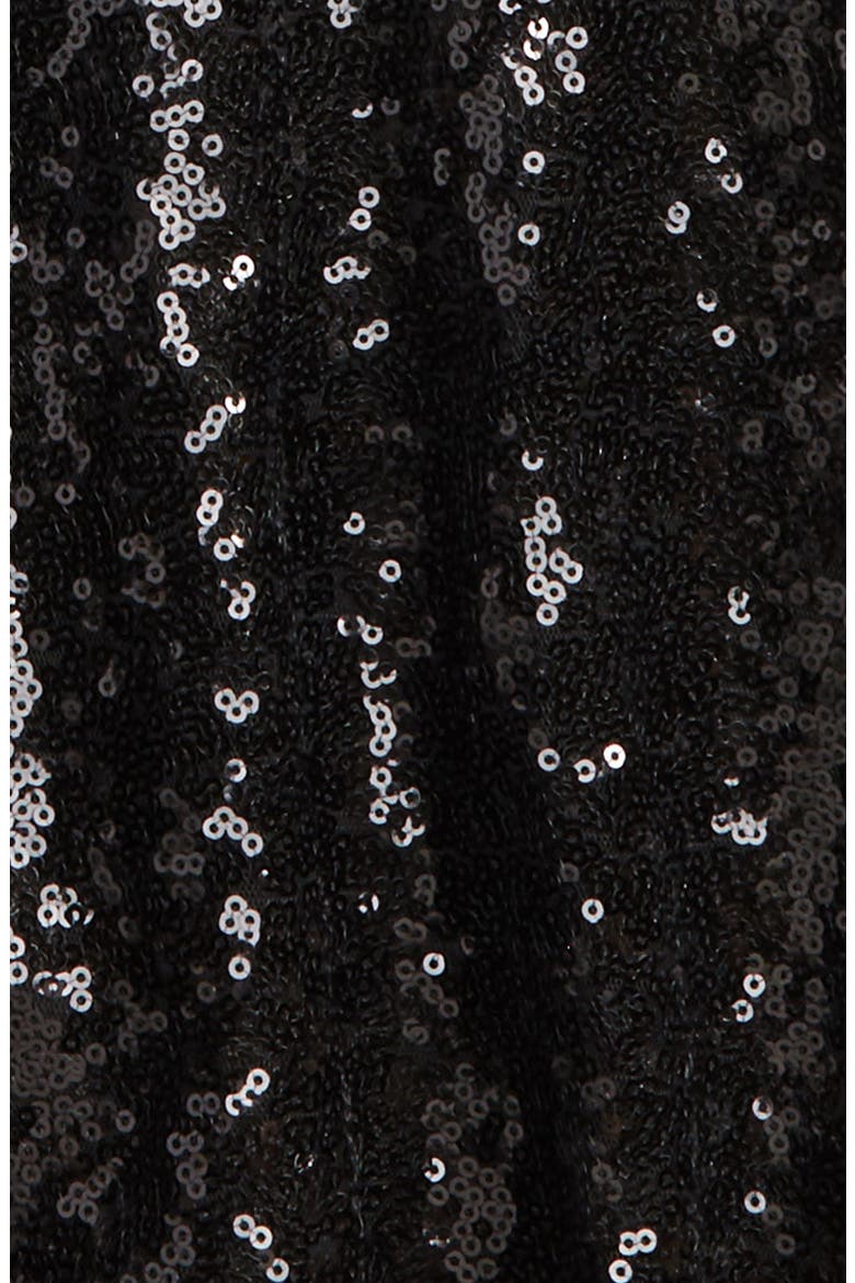 Bling Olivia Sequin Romper, Alternate, color, BLACK