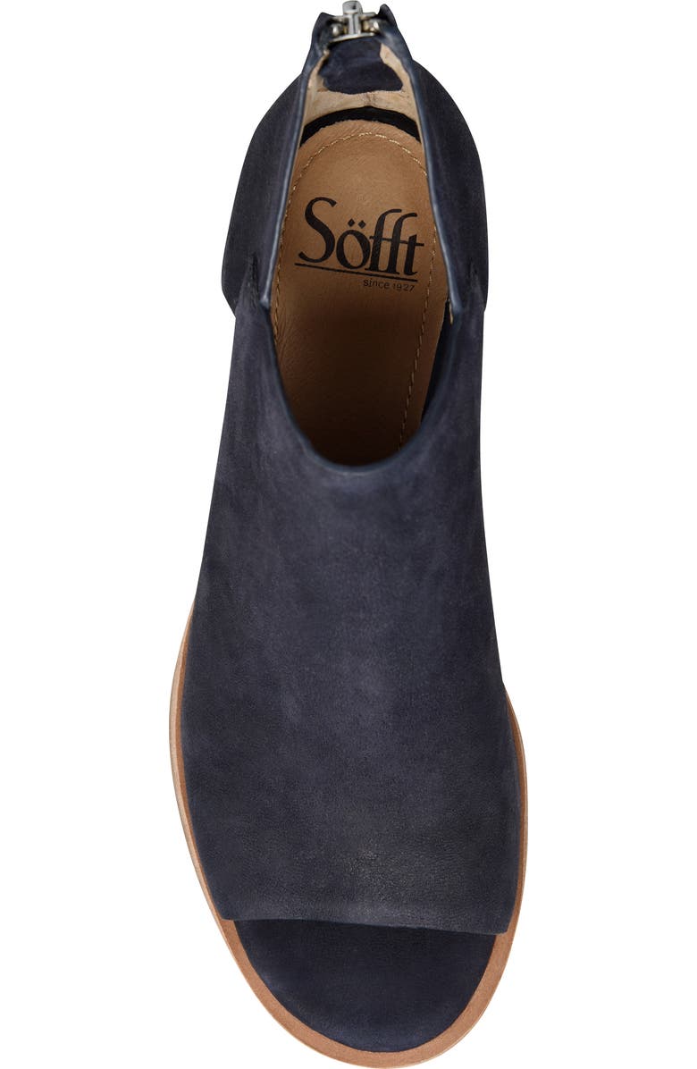 Söfft Carleigh Peep Toe Bootie, Alternate, color, Sky