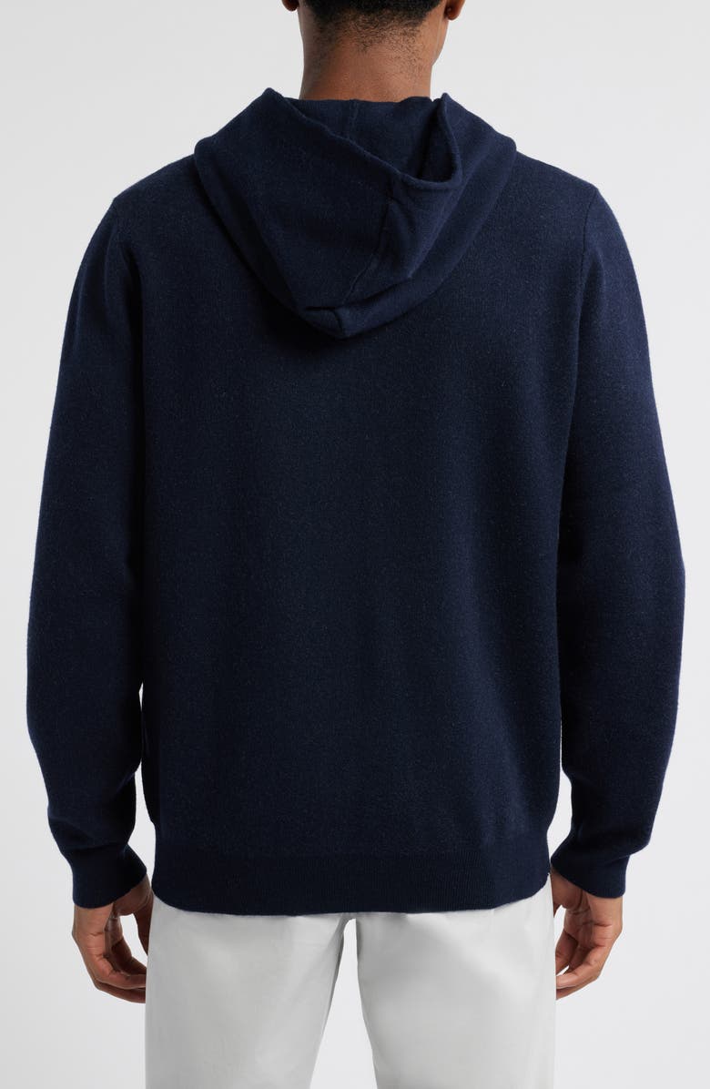 Eastside Golf Logo Intarsia Hooded Sweater, Alternate, color, Midnight Navy