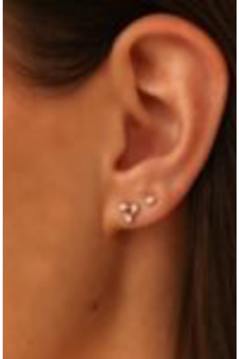 Sophia Ryan Diamond Teardrop Cluster Stud Earrings, Alternate, color, YELLOW GOLD
