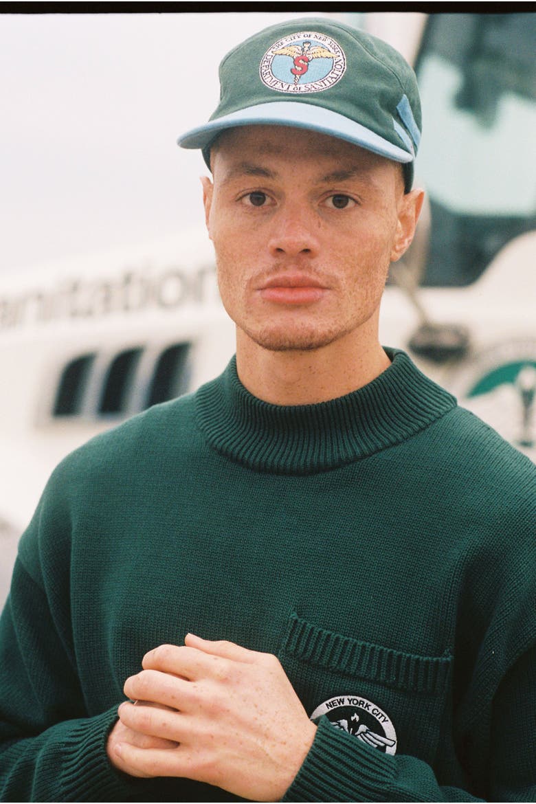 'DSNY x Tombolo' Sweater, Alternate, color, Green