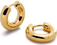 Monica Vinader Essential Tube Huggie Hoop Earrings