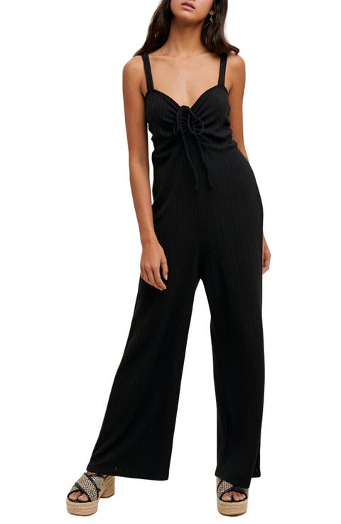 Sweetheart Neck Wide Leg Jumpsuit