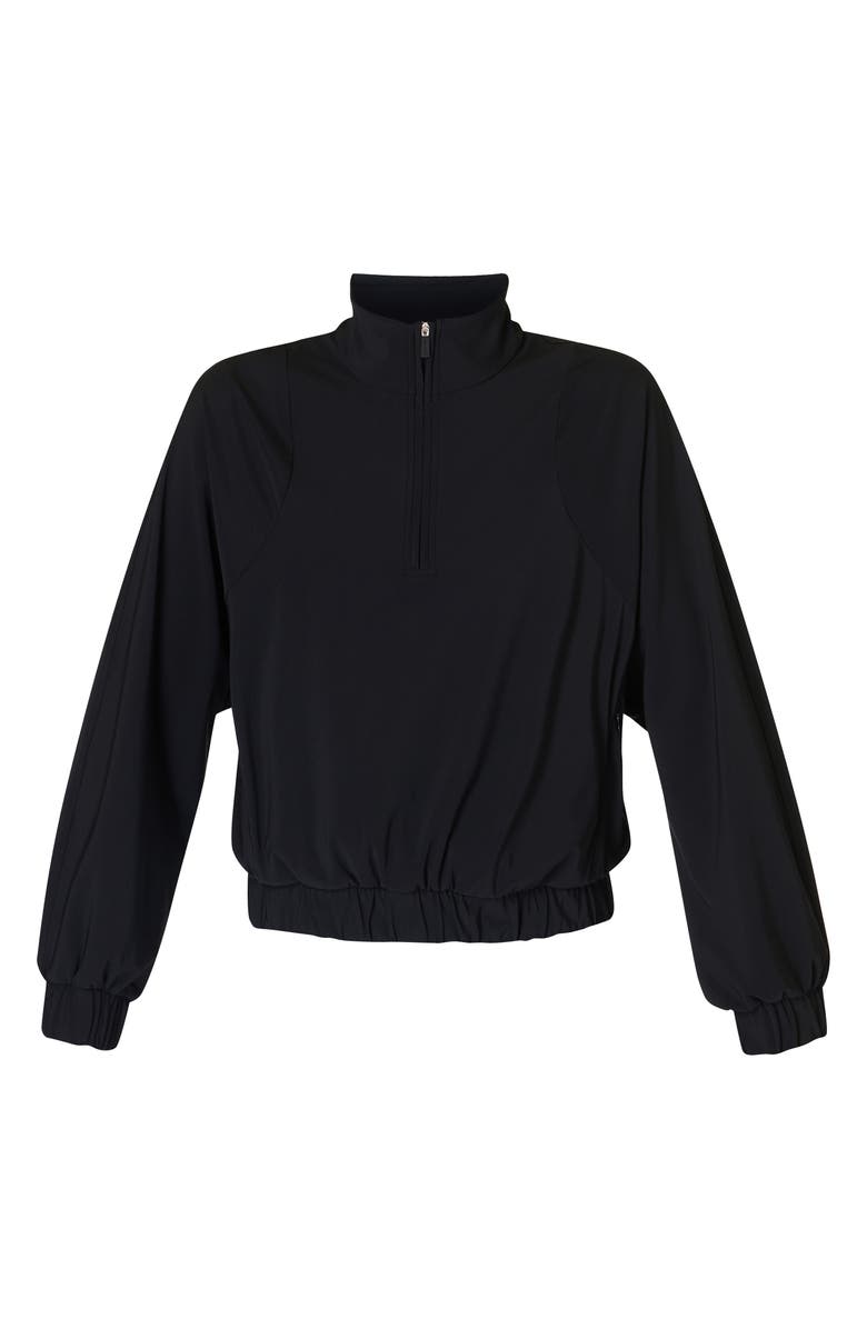 Sweaty Betty Explorer Half Zip Pullover, Alternate, color, Black