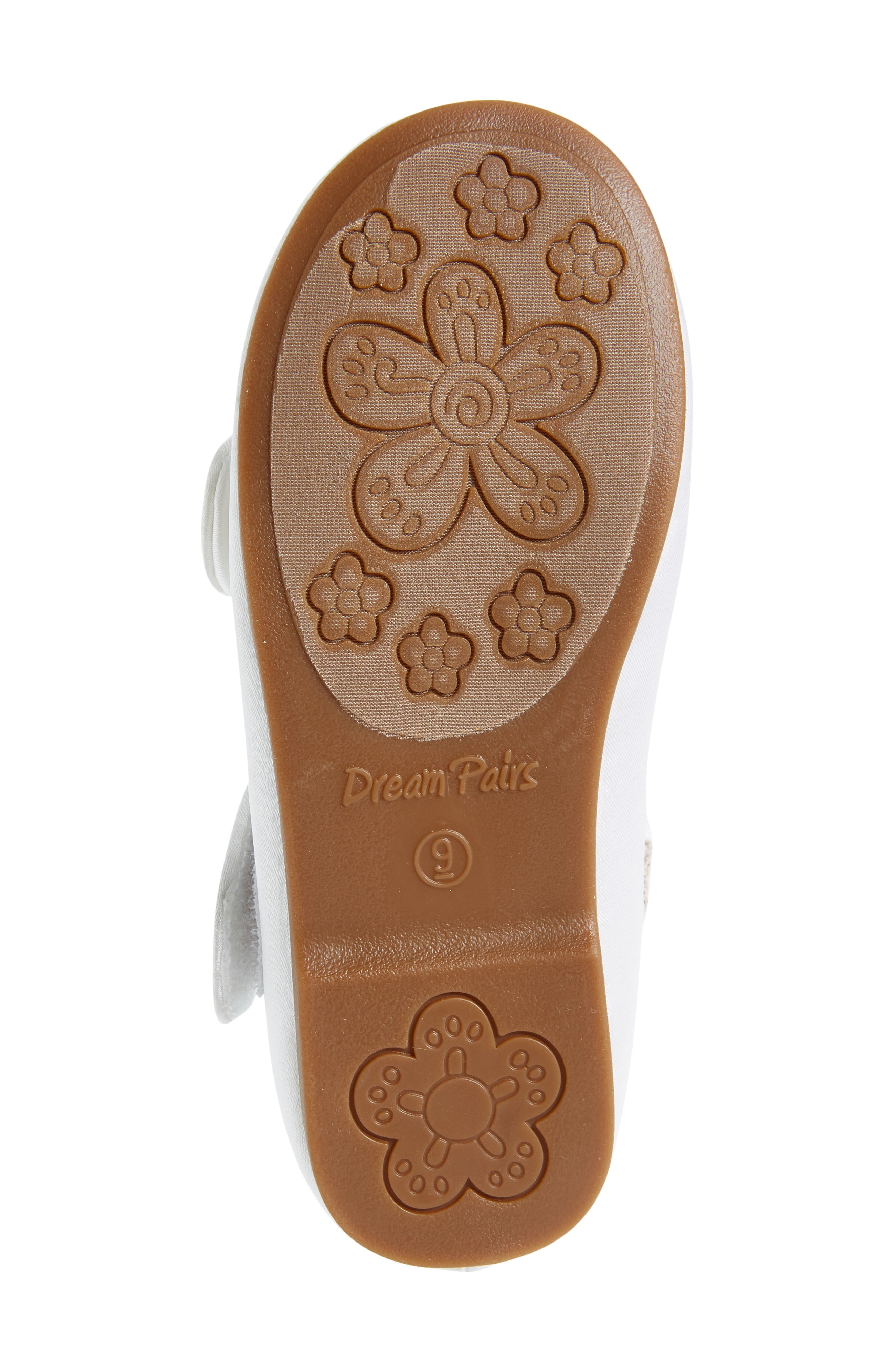 DREAM PAIRS Kids
 Angel Crystal Bow Mary Jane, Alternate, color, White/ Satin