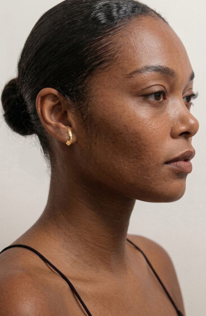 YOJ Arto Ear Cuff Stud Earrings In Gold, Alternate, color, Gold