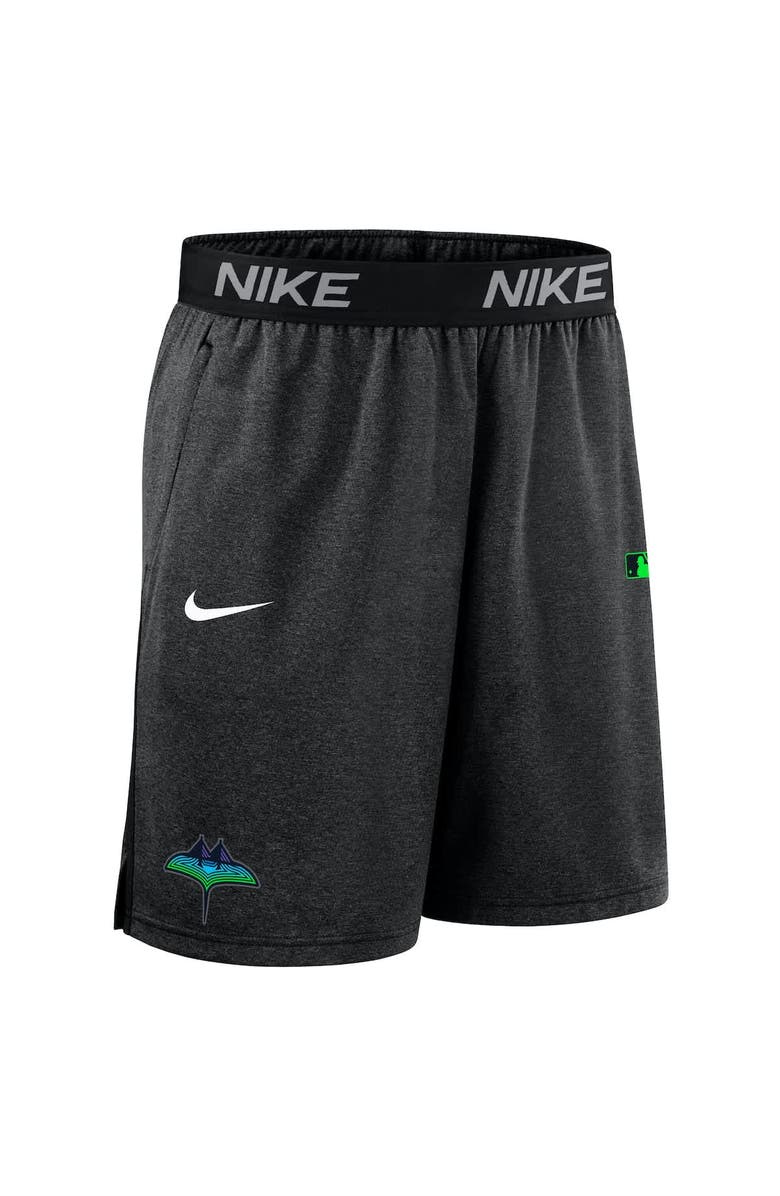 Nike Men's Nike Black Tampa Bay Rays Authentic Collection City Connect Performance Knit Shorts, Alternate, color, Black