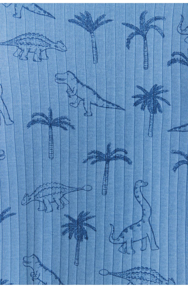 Babycottons Premium Cotton Roar Footie Pajama for Infant, Alternate, color, Full Print