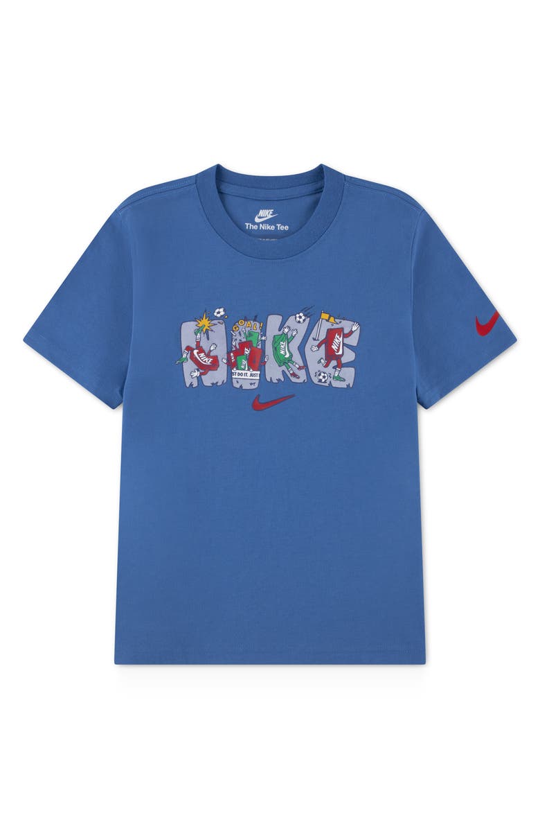 Nike Kids' Multi Sport Graphic T-Shirt, Main, color, Star Blue