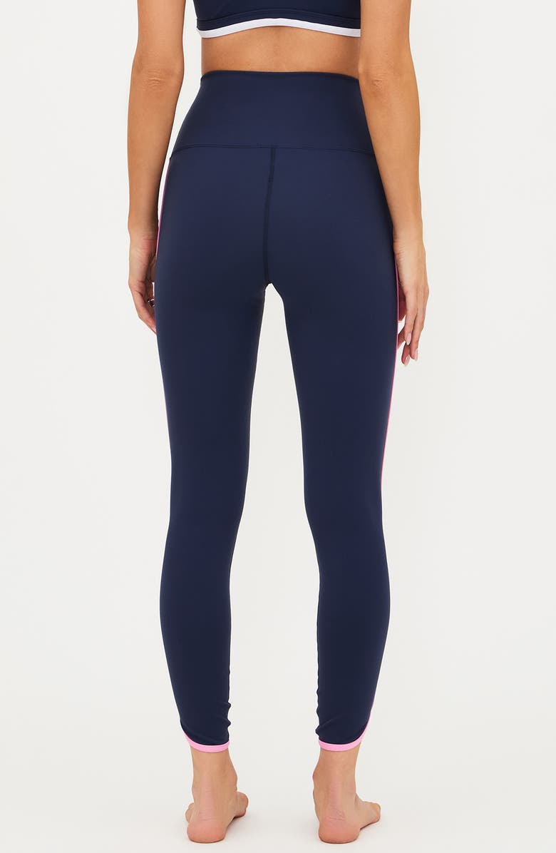 Beach Riot Nella Side Stripe Ankle Leggings, Alternate, color, Sleet Colorblock