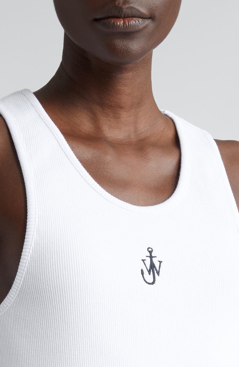 JW Anderson Anchor Logo Embroidered Tank, Alternate, color,