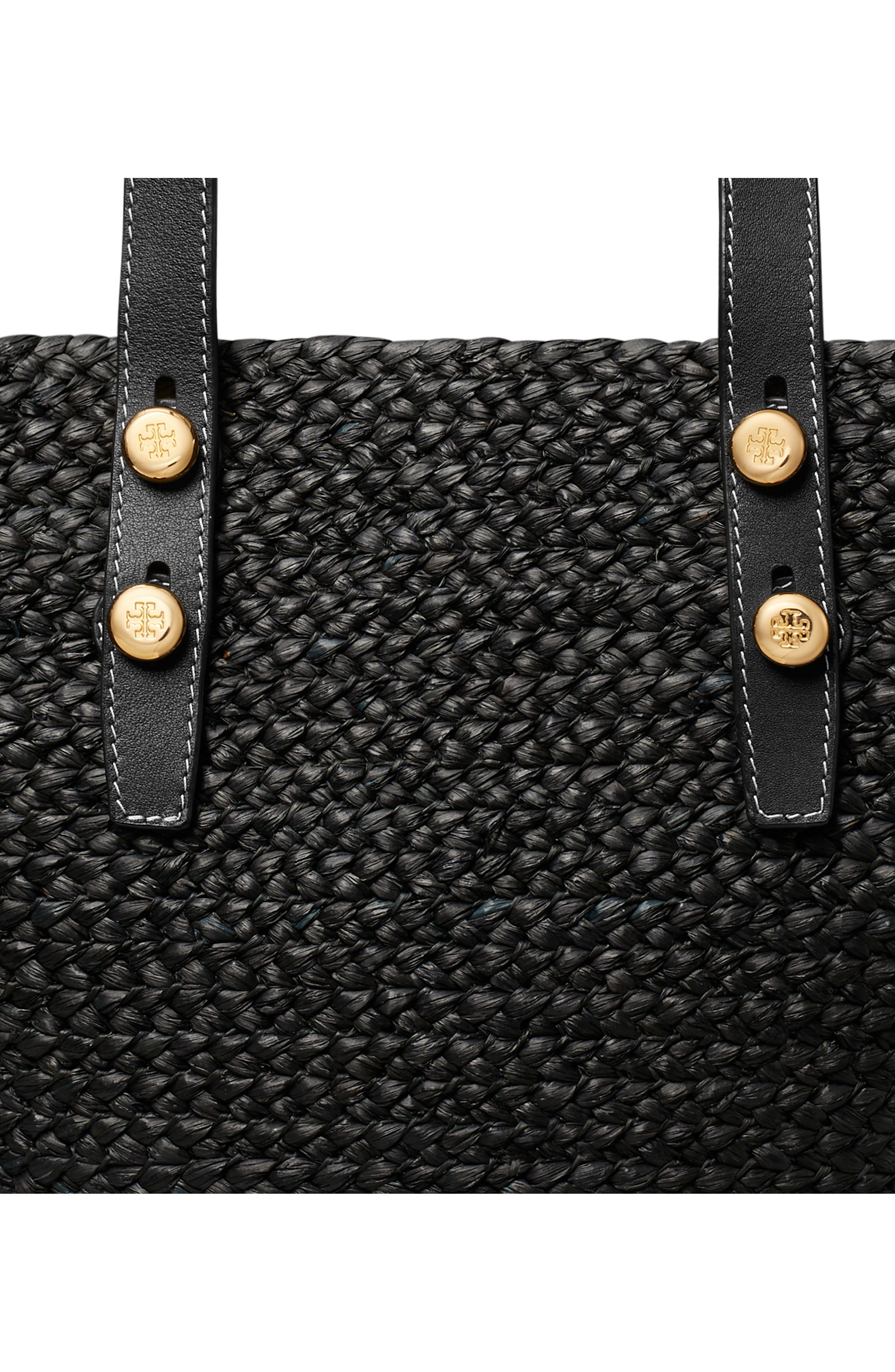 Small Romy Basket Tote, Alternate, color, BLACK