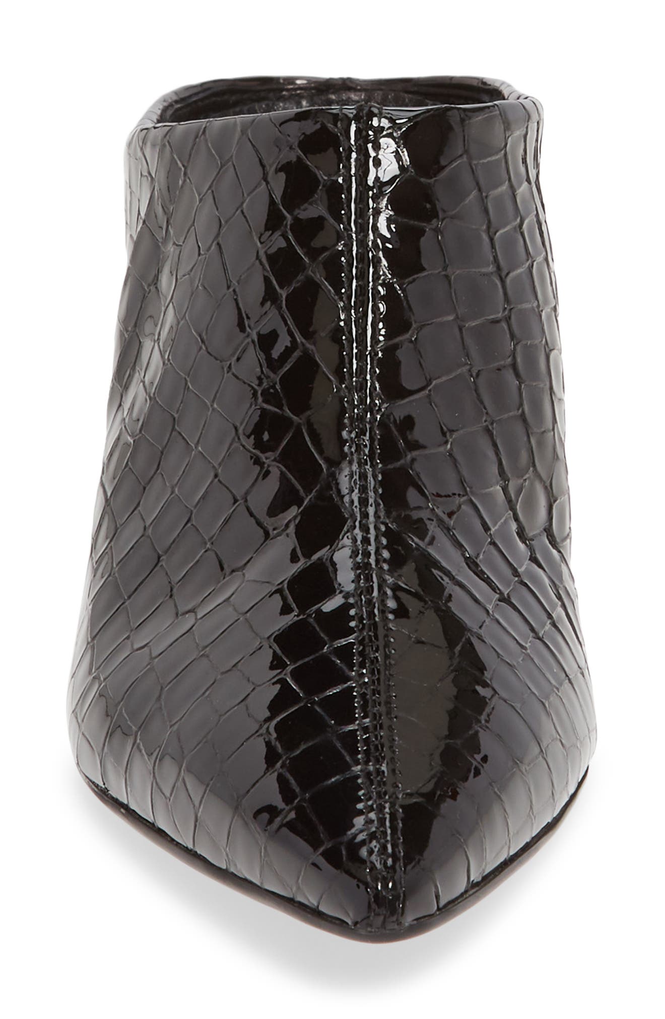 Pointy Toe Mule, Alternate, color, BLACK CROCO