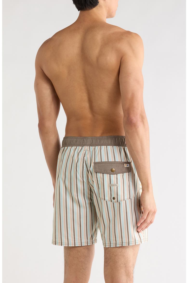 Jacobs Archive 17 Swim Trunks, Alternate, color, BEIGE MULTI