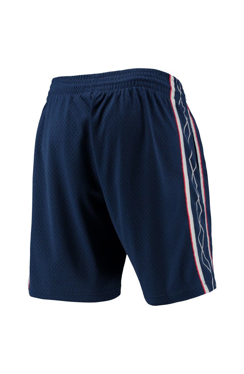 Mitchell & Ness Men's Mitchell & Ness Navy New Jersey Nets 2006/07 Hardwood Classics Swingman Shorts, Alternate, color, 