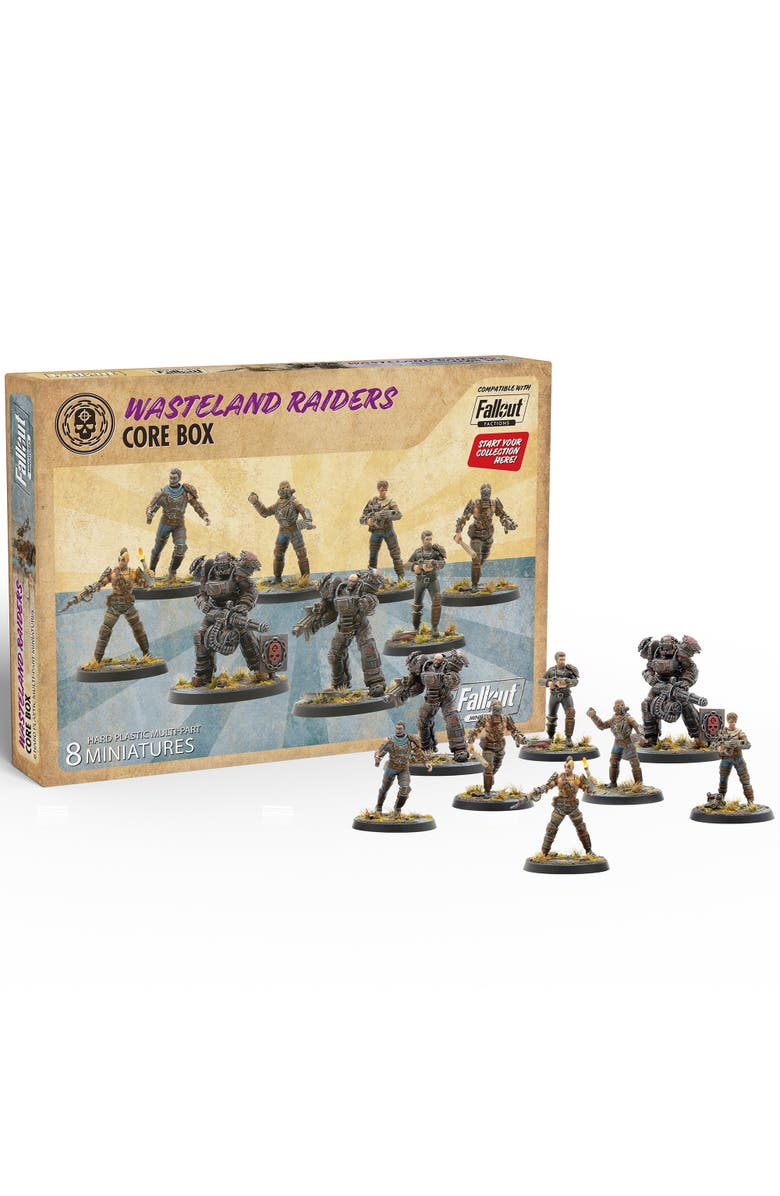 Modiphius Entertainment Fallout Miniatures Wasteland Raiders 8 Resin Figures, Main, color, Multicolored