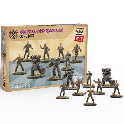 Fallout Miniatures Wasteland Raiders 8 Resin Figures