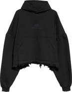 【BALENCIAGA】Vintage washed コットンフーディ Balenciaga Distressed Cotton Hoodie | Nordstrom
