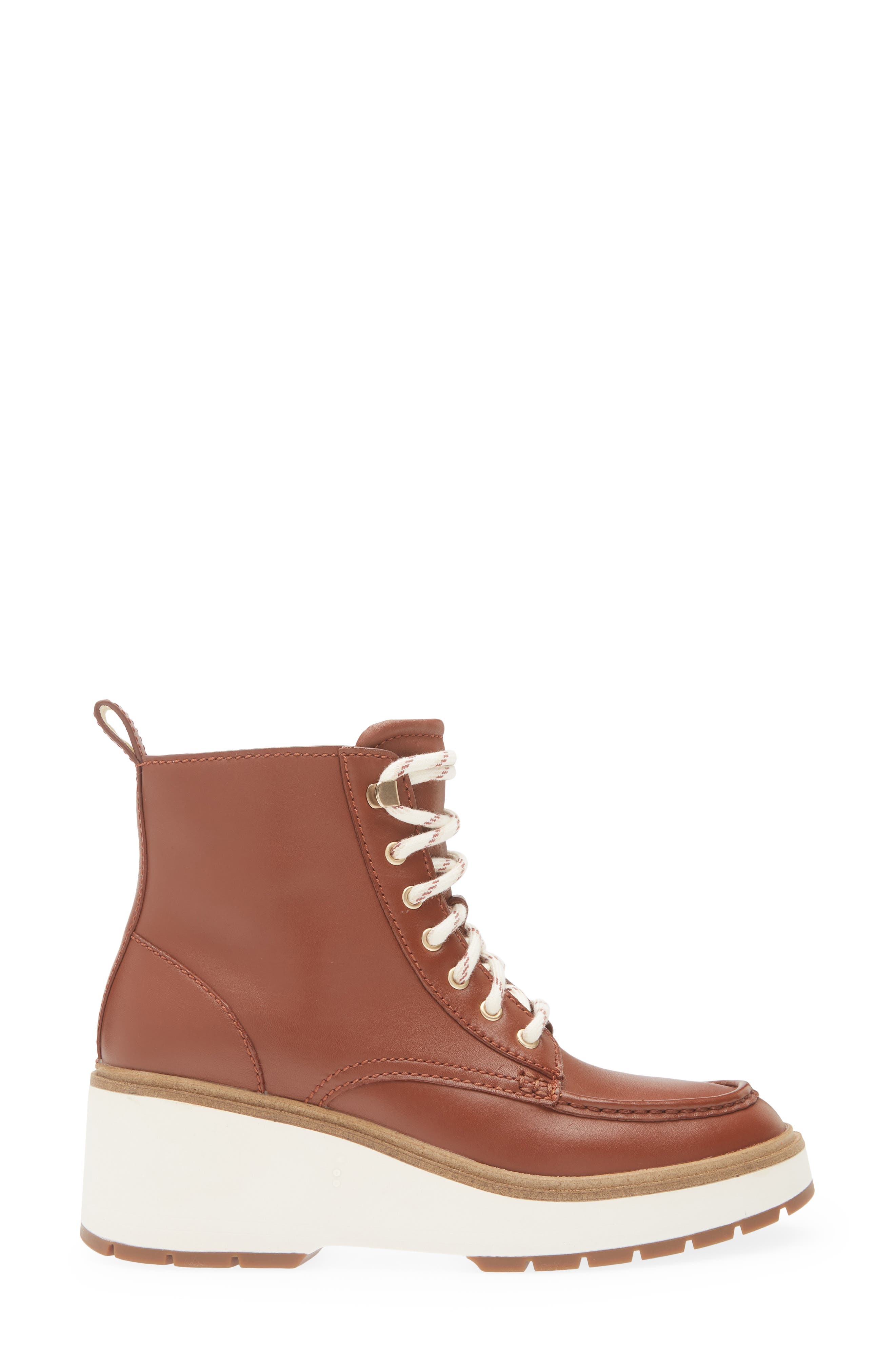Cole Haan Zerogrand Cityquest Waterproof Wedge Bootie, Alternate, color, Ivory/ Brown
