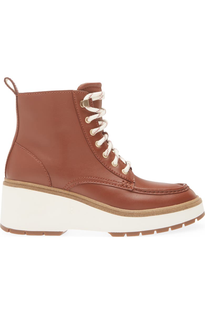 Cole Haan Zerogrand Cityquest Waterproof Wedge Bootie, Alternate, color, Ivory/ Brown