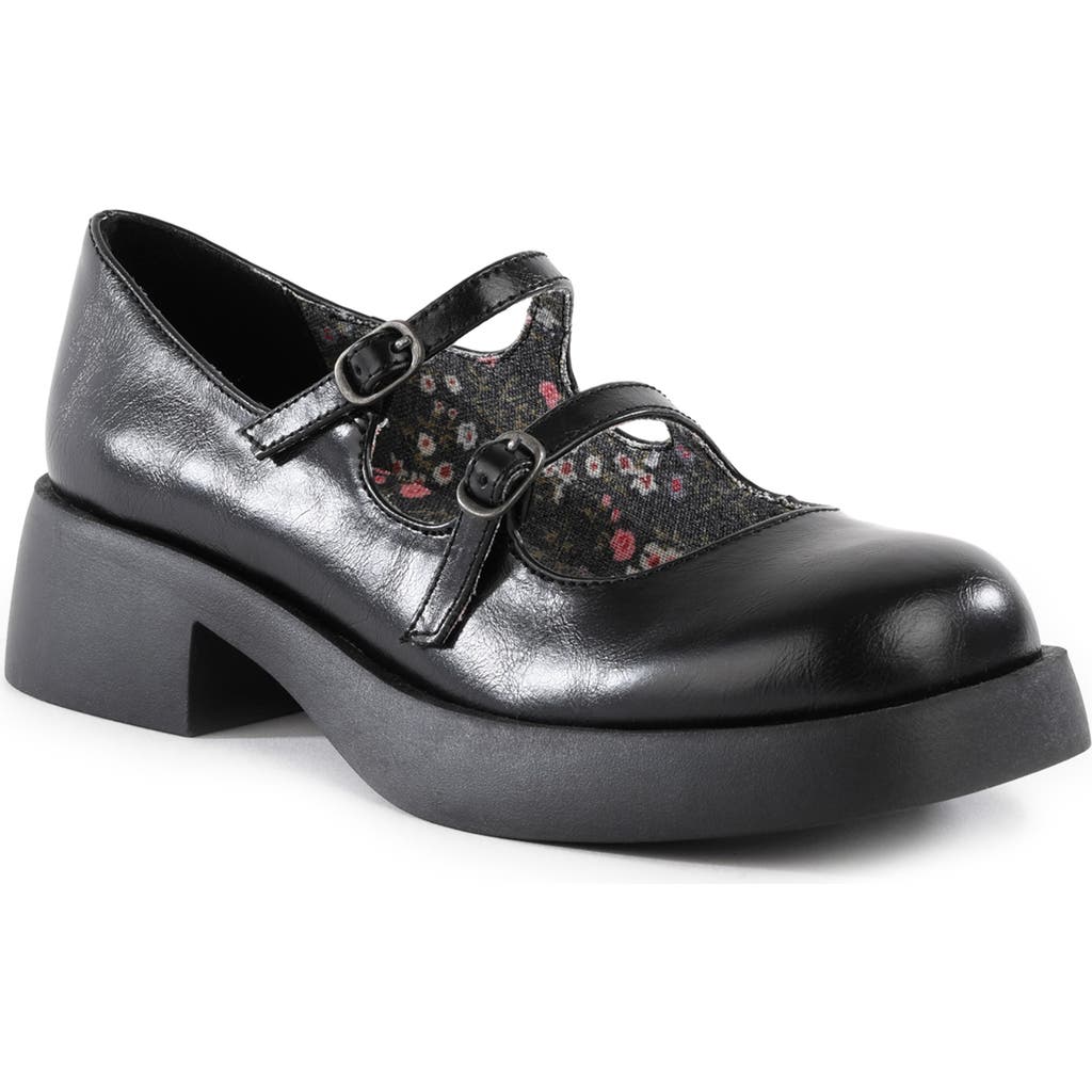 Bc Footwear Fan Club Mary Jane Platform Pump In Black