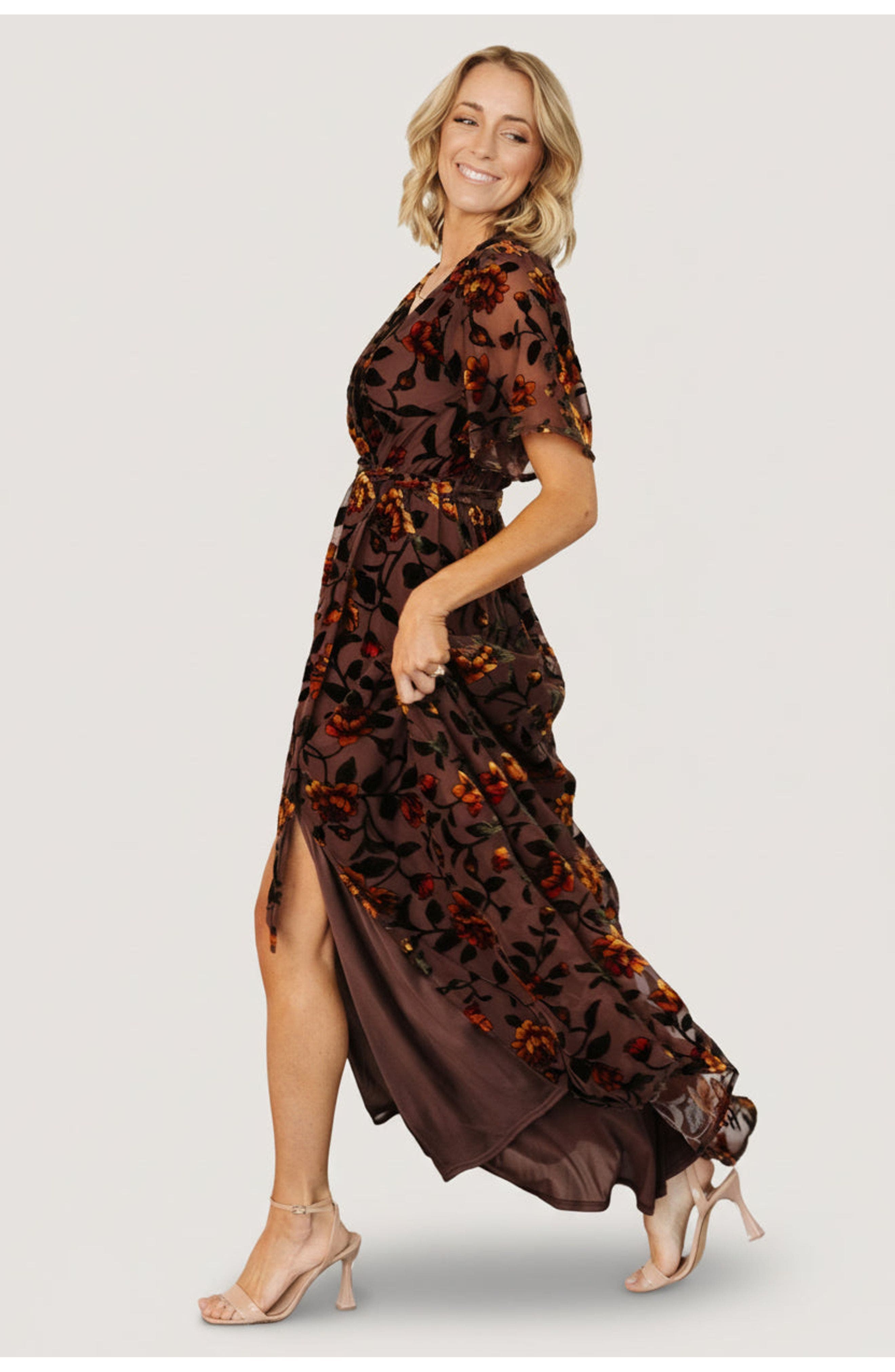 Uma Velvet Maxi Dress - image 2