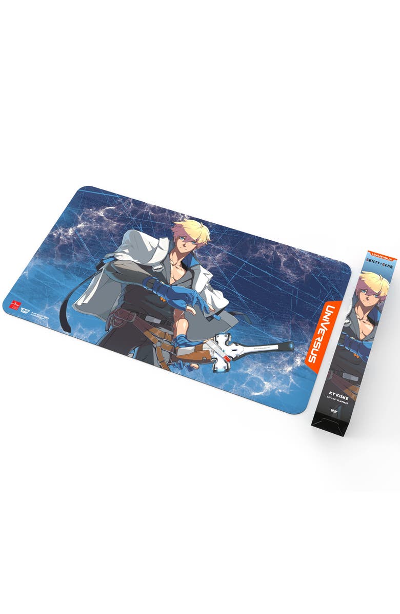 UniVersus GUILTY GEAR, STRIVE, Playmat, Ky Kiske 24x14 Inch Neoprene Mat, Alternate, color, Multicolored