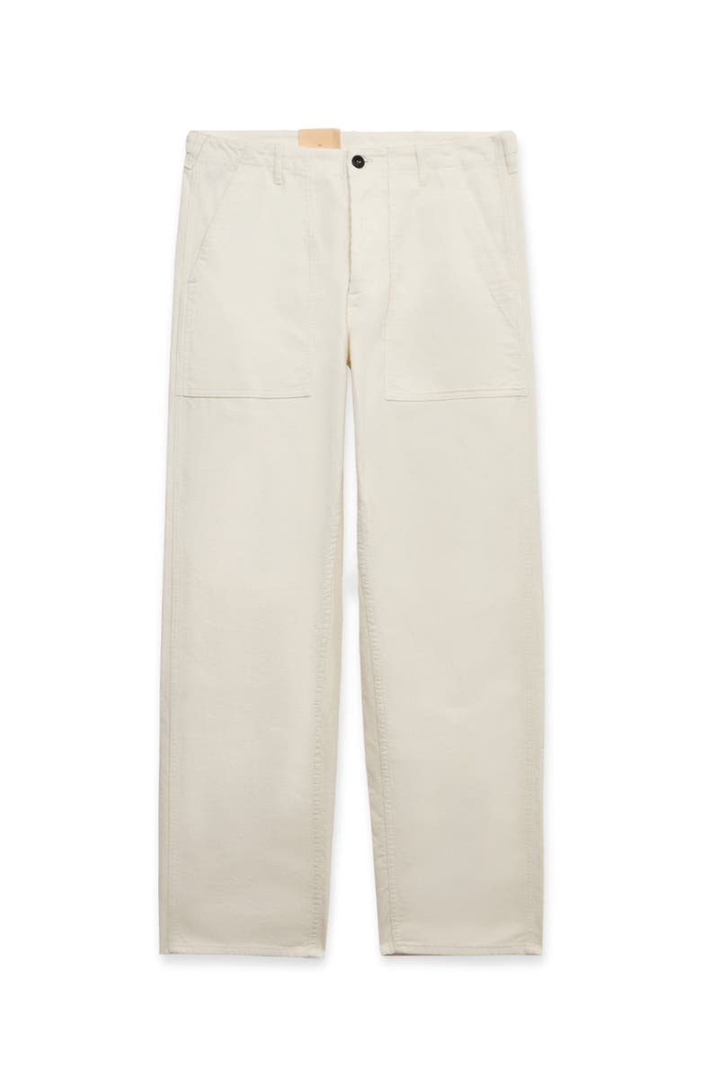 Fortela Newfatigue Corduroy Fatigue Trousers, Main, color, Off White