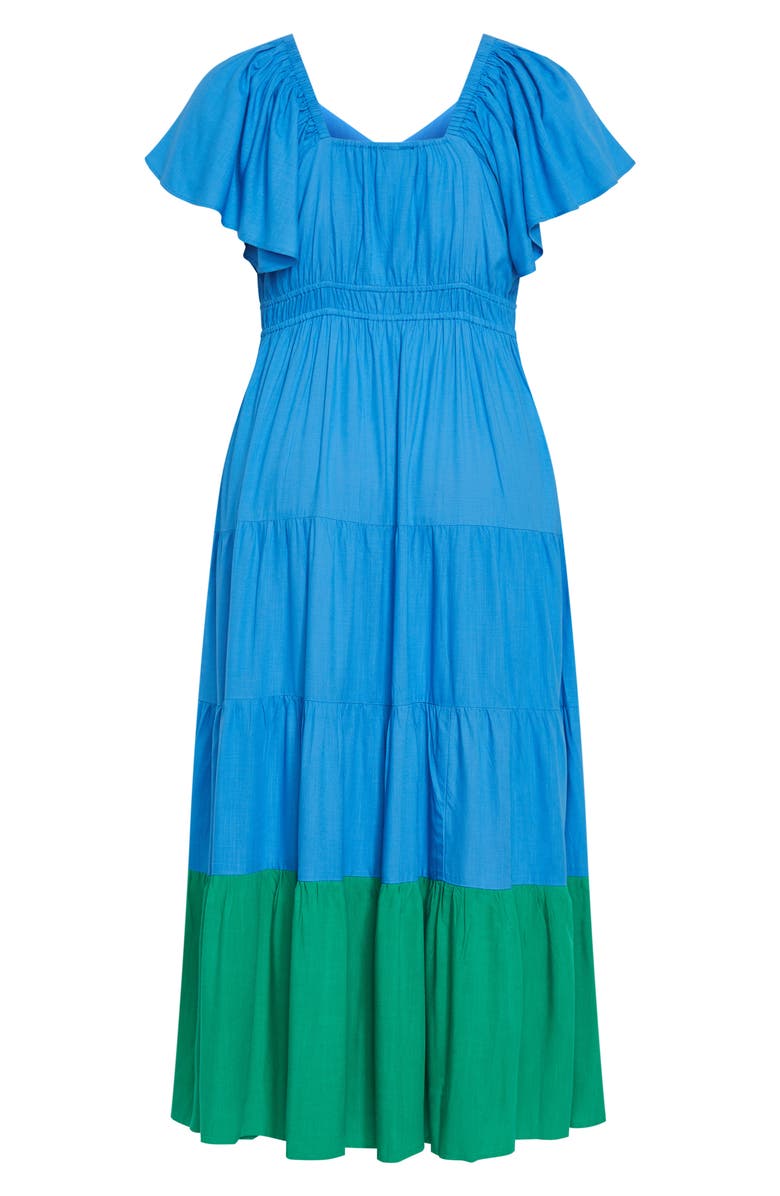 City Chic Colorblock Maxi Dress | Nordstromrack