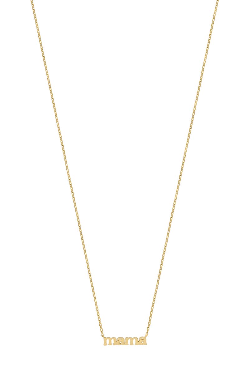 Bony Levy 14K Gold 'Mama' Pendant Necklace, Main, color, 
