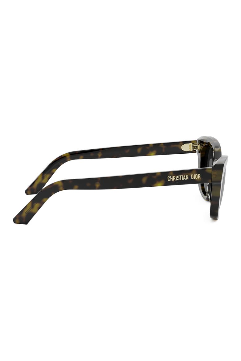 'DiorMidnight B2I Cat Eye Sunglasses, Alternate, color, DARK HAVANA / SMOKE