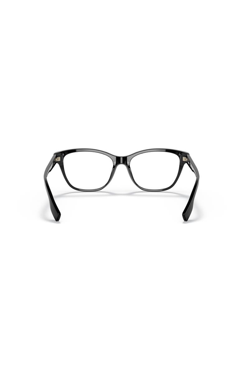 Burberry 53mm Cat Eye optical glasses, Alternate, color, Black