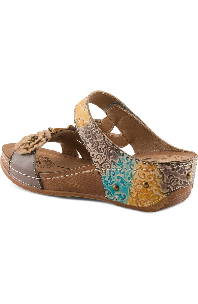 L'Artiste by Spring Step Oh So Sweet Platform Sandal, Alternate, color, Grey Multi