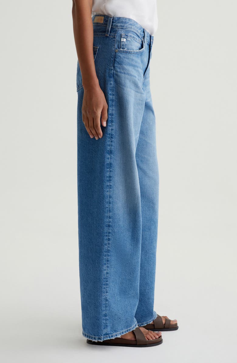 AG Adria Low Rise Baggy Wide Leg Jeans, Alternate, color, Flashback