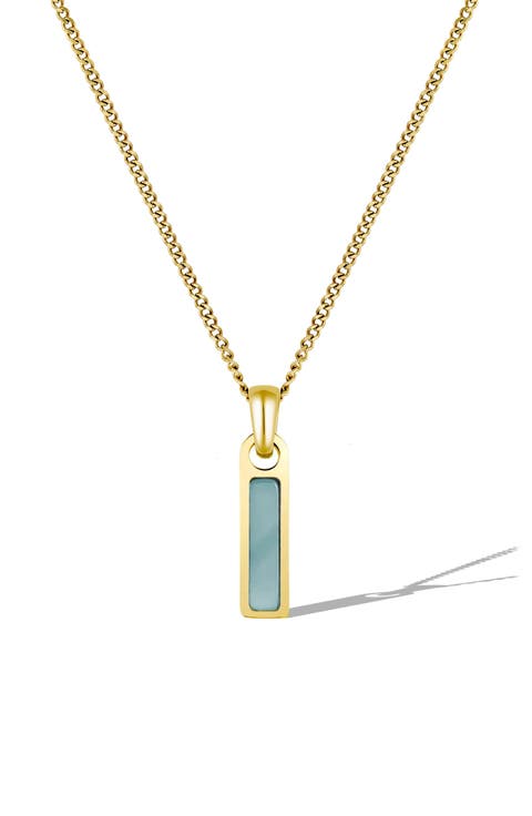 Men's Birthstone Pendant Necklace