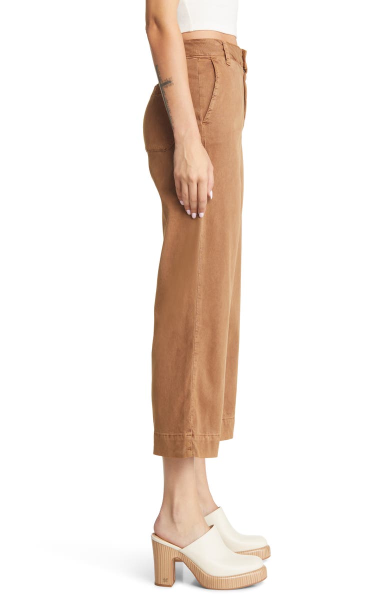 Bella Dahl Saige Wide Leg Crop Pants, Alternate, color, Warm Copper