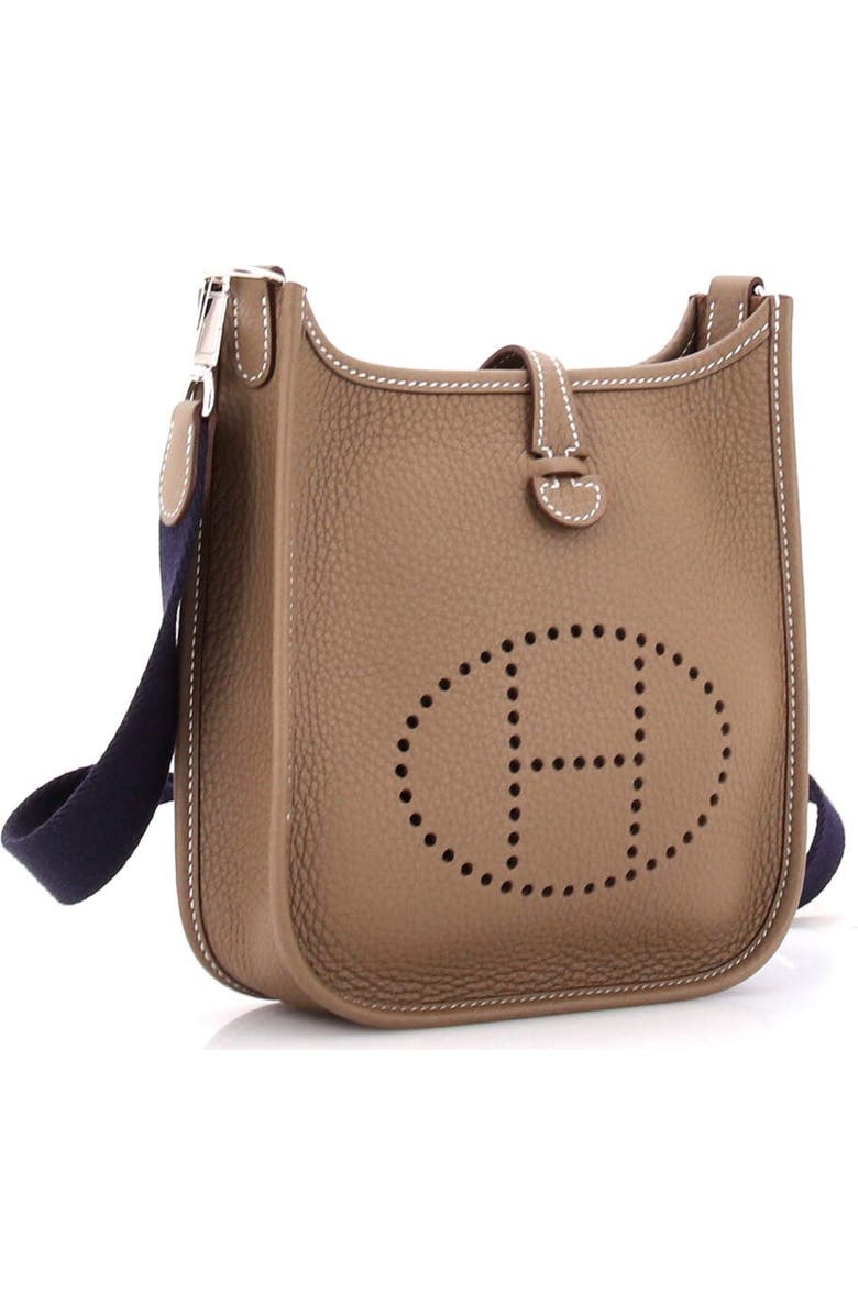 Pre-Owned Hermes Evelyne Bag Gen III Clemence TPM, Alternate, color, Etoupe