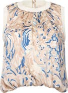 Cinq à Sept Daisy Swirl Sleeveless Top