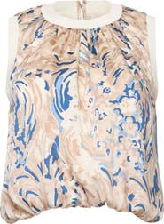 Cinq à Sept Daisy Swirl Sleeveless Top