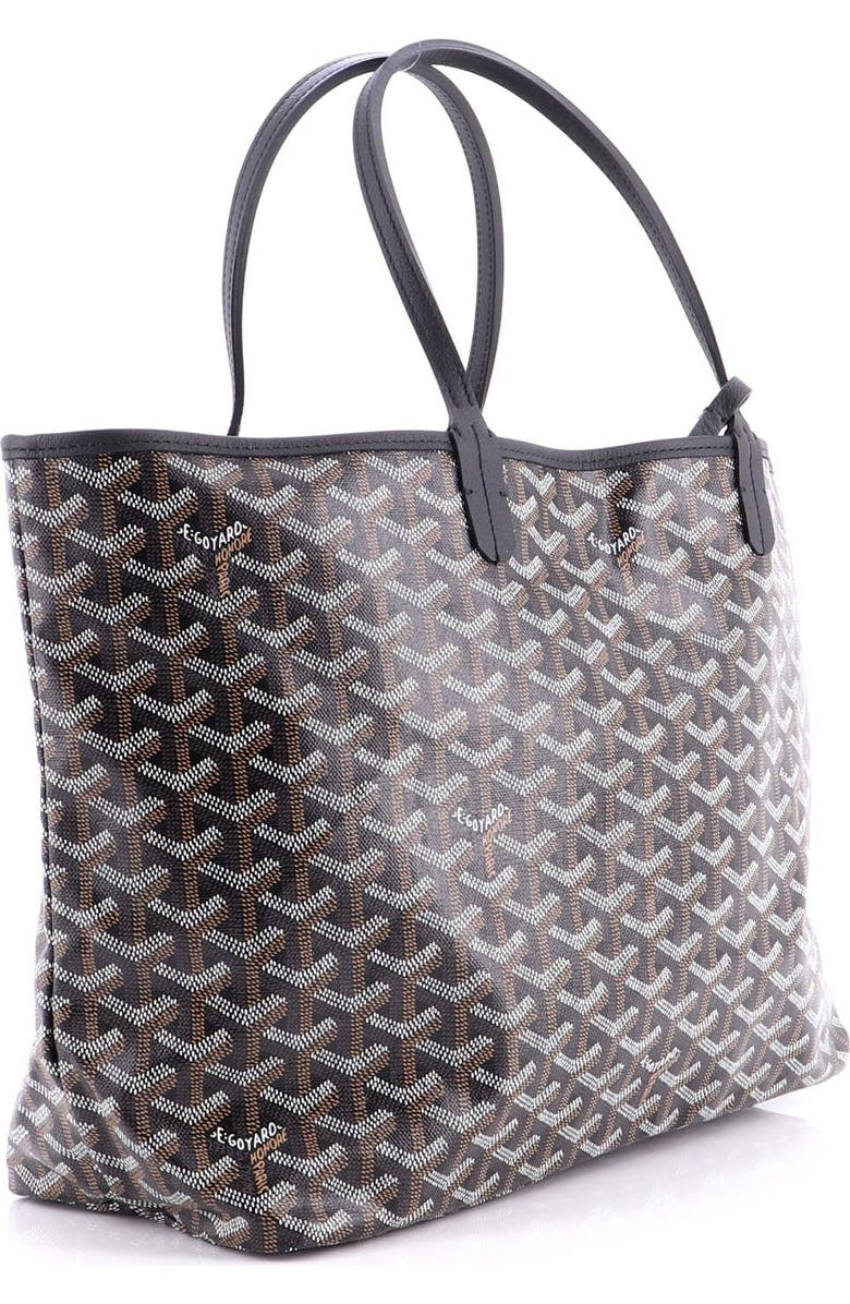 Pre-Owned Goyard Saint Louis Tote Coated Canvas PM, Alternate, color, Black