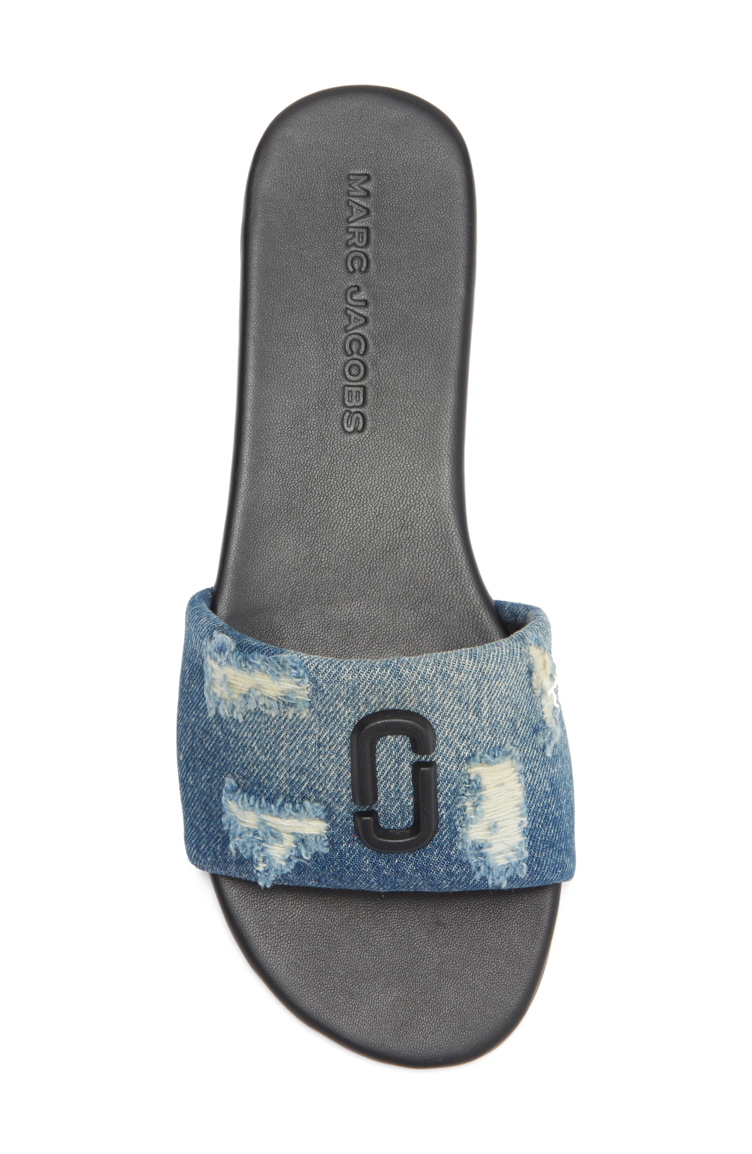 Marc Jacobs The Snapshot Slide Sandal, Alternate, color, Punk Indigo