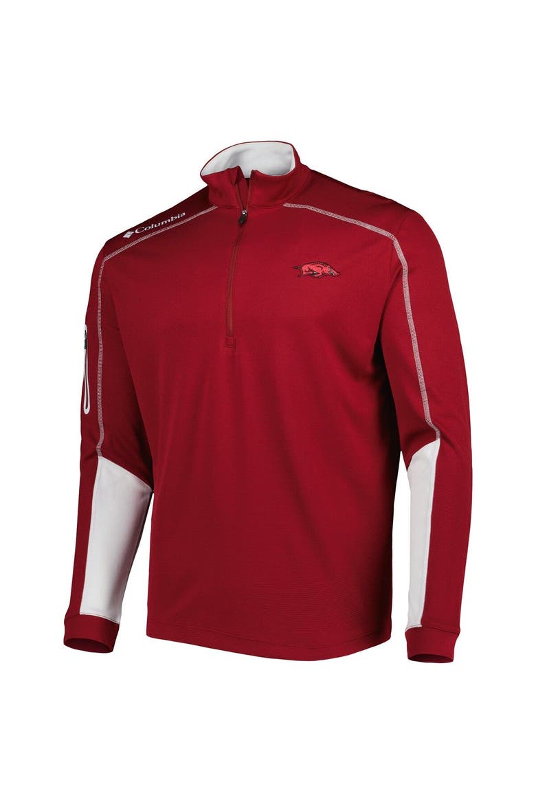 Men's Columbia Cardinal Arkansas Razorbacks Shotgun 2.0 Omni-Wick Quarter-Zip Jacket, Alternate, color, Cardinal