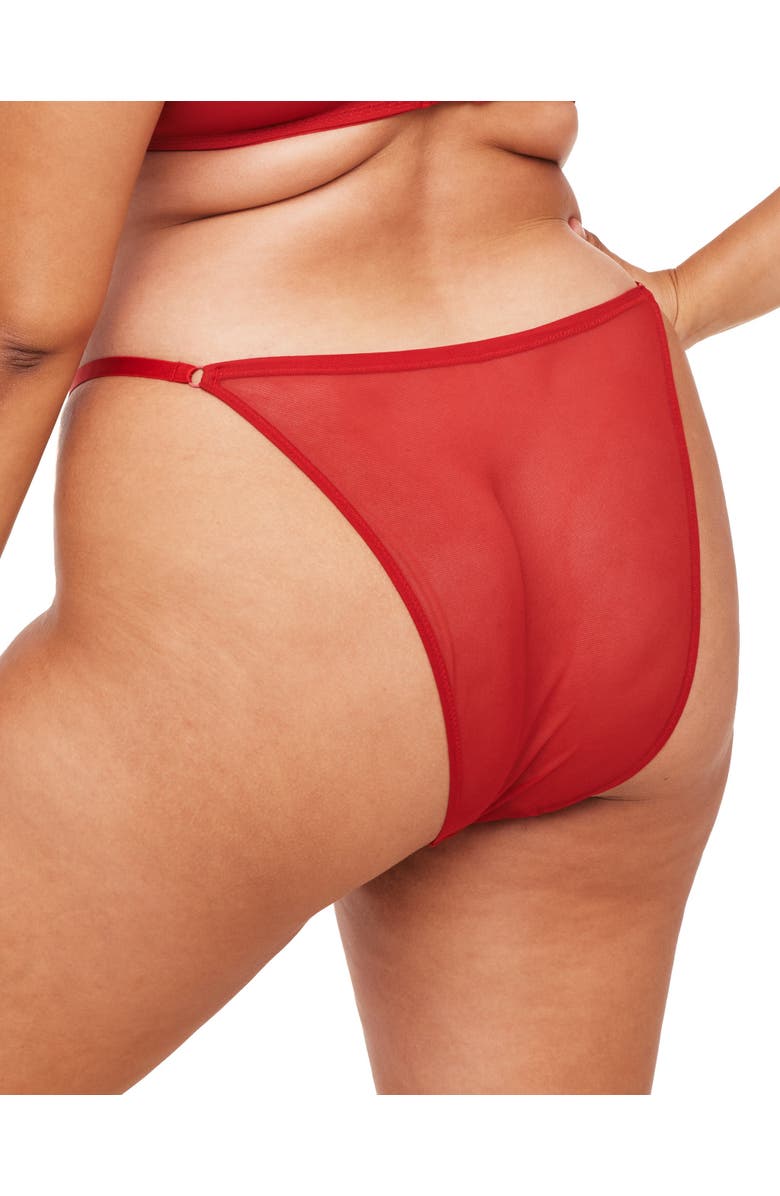 Adore Me Bettie Brazilian Panties, Alternate, color, Dark Red
