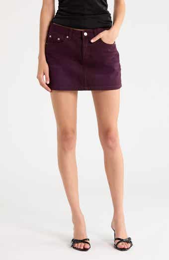Paulette Denim Miniskirt