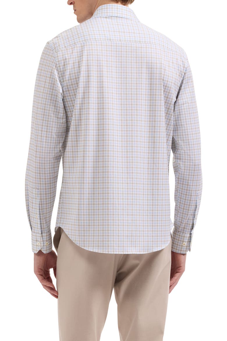 James Plaid OoohCotton Tech Shirt, Alternate, color, SAND