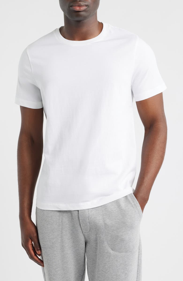 Organic Basics True Heavy Regular Fit Organic Cotton T-Shirt, Main, color, White