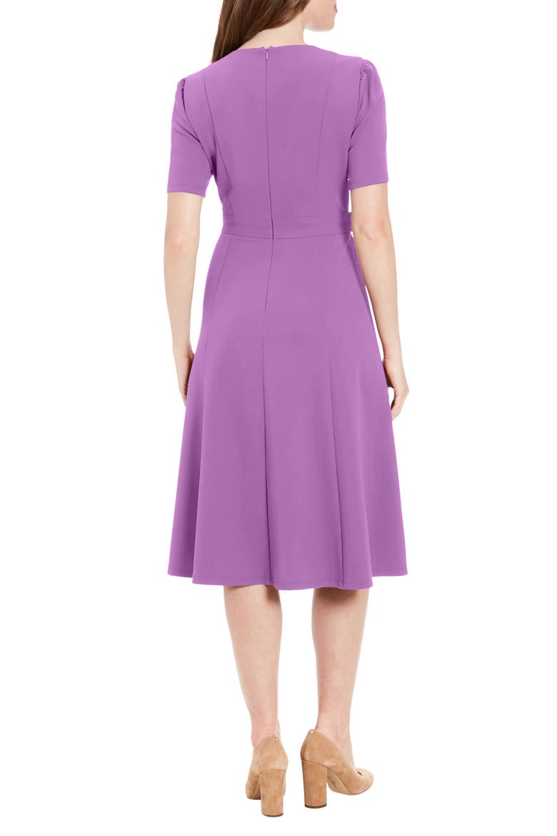 Side Tab Fit & Flare Dress, Alternate, color, ROYAL LILAC