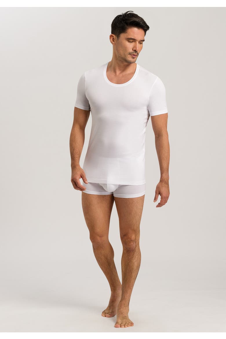 Cotton Superior Cotton Crew Neck T-Shirt, Alternate, color, White