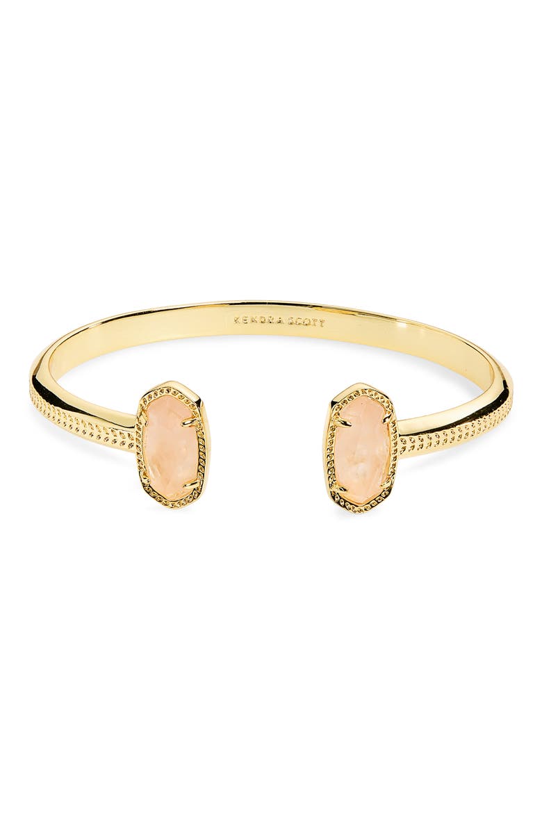 Elton Station Cuff Bracelet, Main, color, ROSE QUARTZ